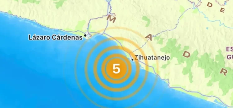Se registra sismo en Zihuatanejo, mientras pasa huracán Otis
