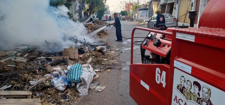 Aplican multas por quemar tirar y quemar basura en la vía pública