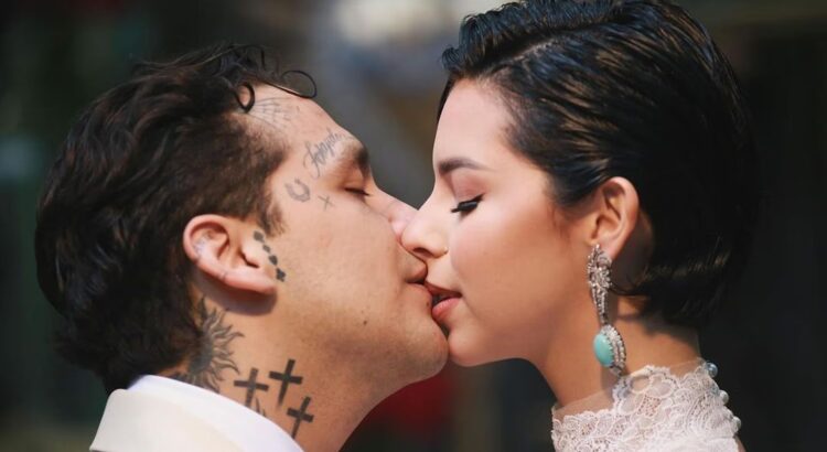 Filtran nuevo video de la boda de Christian Nodal y Ángela Aguilar