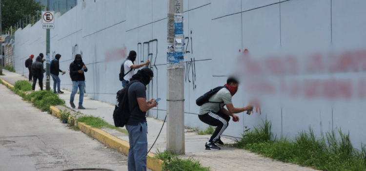 Normalistas se manifestaron en Ciudad Judicial de Chilpancingo