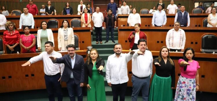 Diputados toman protesta como integrantes de la Junta de Coordinación Política del Congreso