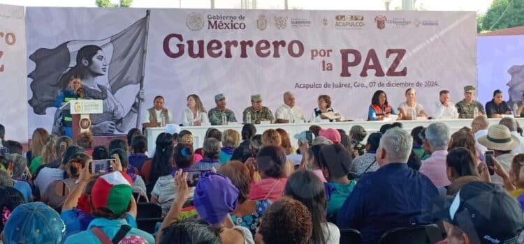 La estrategia “Guerrero por la Paz” atenderá inseguridad en diez colonias La estrategia “Guerrero por la Paz” atenderá inseguridad en diez colonias