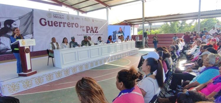 Presentan el programa “Guerrero por la Paz” Presentan el programa “Guerrero por la Paz”