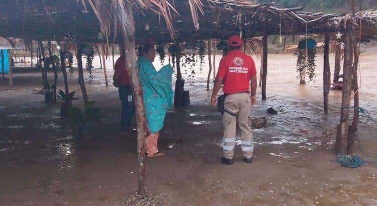 Lluvias provocan creciente del Río Papagayo Lluvias provocan creciente del Río Papagayo