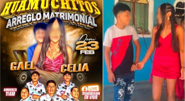 Difunden “arreglo matrimonial” entre menores Difunden “arreglo matrimonial” entre menores