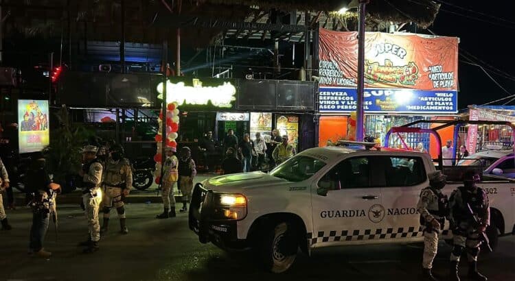 La balacera en el bar, fue provocada por una riña