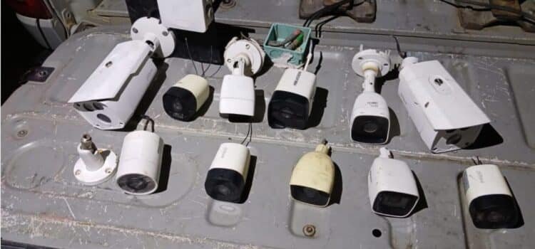 Desmantelan equipo de videovigilancia de la delincuencia