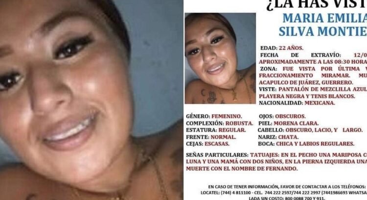 Desaparece una joven en Acapulco Desaparece una joven en Acapulco