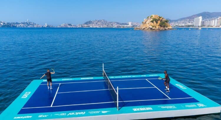 Comenzó el Mextenis con partido sobre el mar de Acapulco