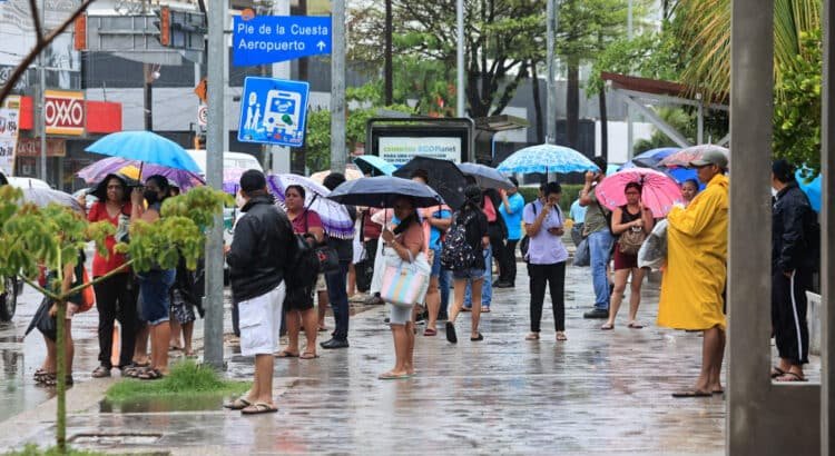 Emiten llamado de precaución por precipitaciones