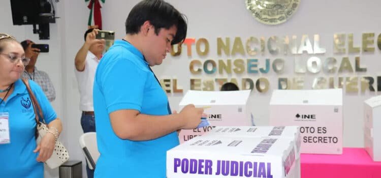 Continúa INE Guerrero la entrega de paquetes para Elección Judicial