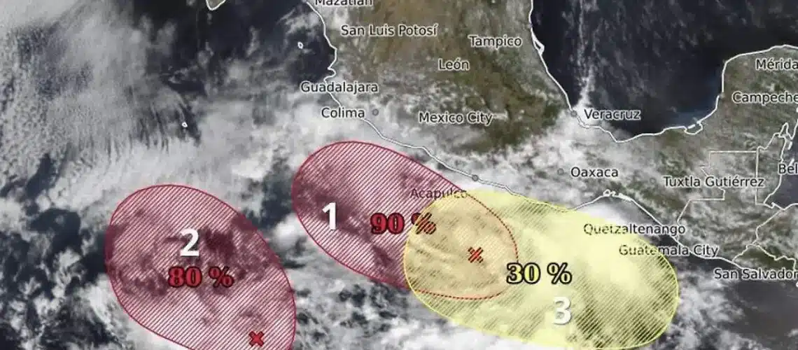 Alertan por intensas lluvias y oleaje elevado