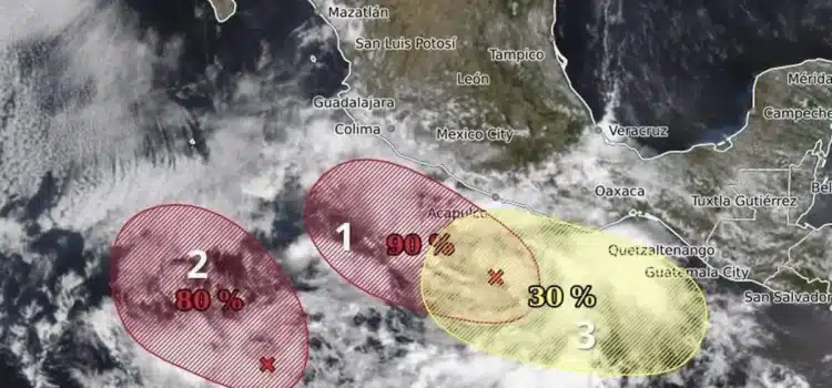 Alertan por intensas lluvias y oleaje elevado