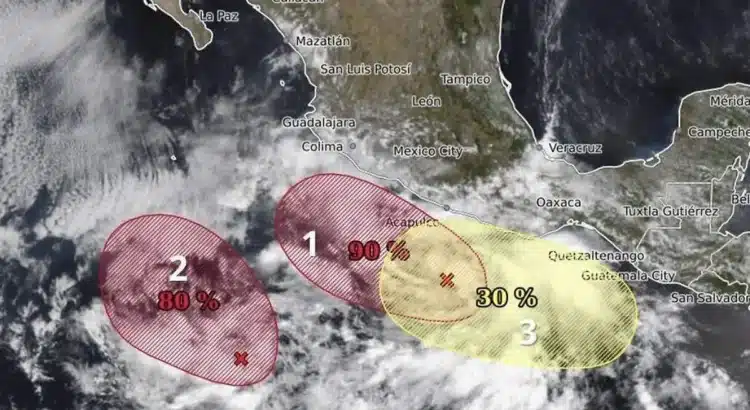 Alertan por intensas lluvias y oleaje elevado