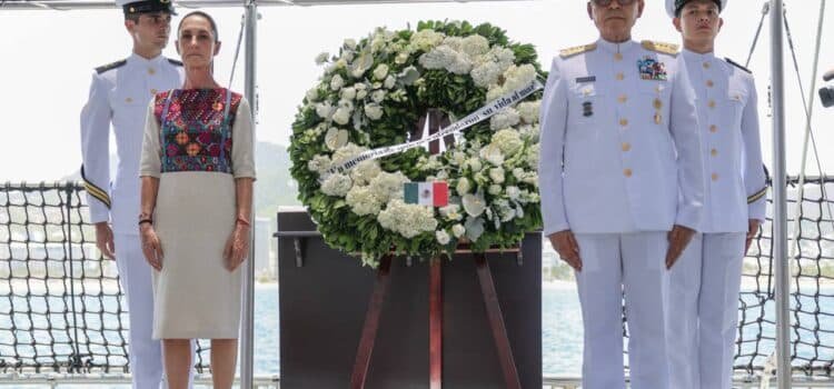 Celebran Día de la Marina con la presencia de la presidenta Claudia Sheinbaum
