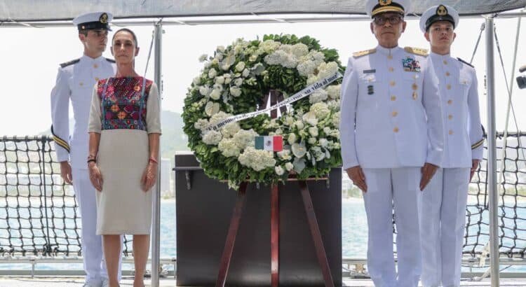 Celebran Día de la Marina con la presencia de la presidenta Claudia Sheinbaum