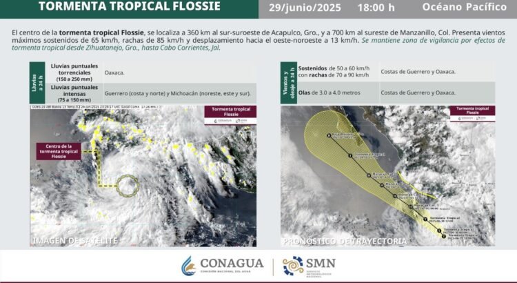 Se mantiene la alerta por las lluvias provocadas por Flossie Se mantiene la alerta por las lluvias provocadas por Flossie