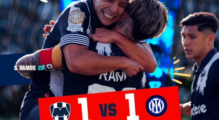Histórico empate de Monterrey ante el Inter de Milán Histórico empate de Monterrey ante el Inter de Milán
