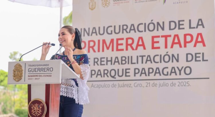 Inaugura primera etapa de rehabilitación del Parque Papagayo: Evelyn Salgado