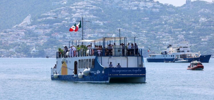 Claudia Sheinbaum inaugura el “Marinabus” en Acapulco