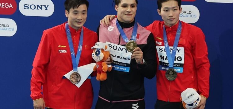 ¡México mejor que China!; Osmar Olvera gana medalla de oro