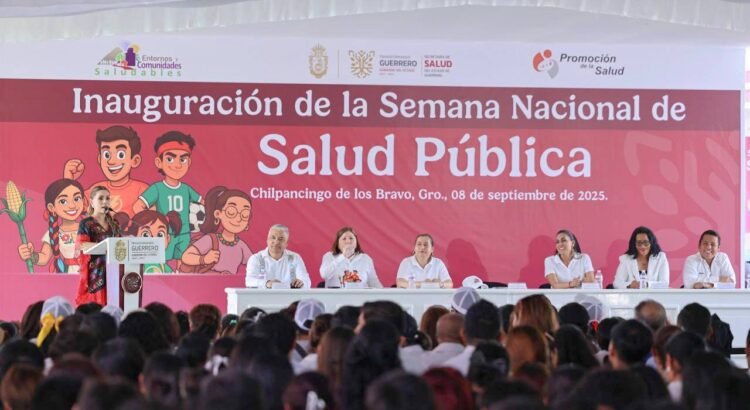 Inaugura la Semana Nacional de Salud Pública: Evelyn Salgado Inaugura la Semana Nacional de Salud Pública: Evelyn Salgado