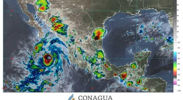 Se intensifica la tormenta tropical “Lorena” y amenaza en convertirse en huracán categoría 1 Se intensifica la tormenta tropical “Lorena” y amenaza en convertirse en huracán categoría 1