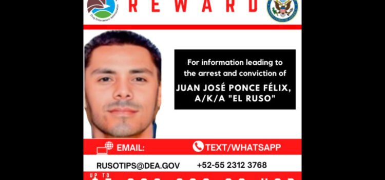 Ofrece Estados Unidos 5 millones de dólares por la captura de “El Ruso”