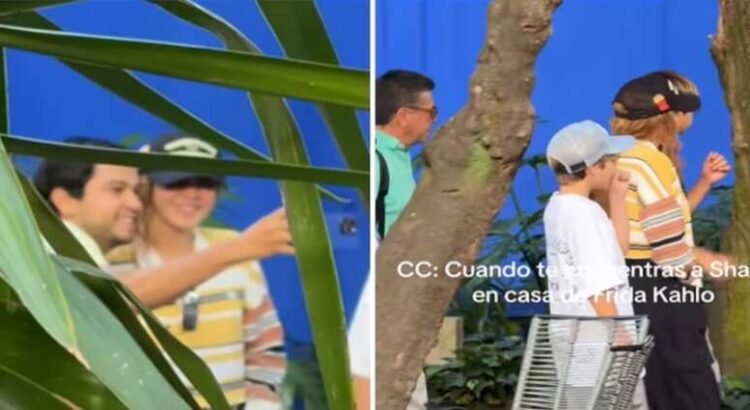 Shakira en La Casa Azul de Frida Kahlo con Sasha y Milan