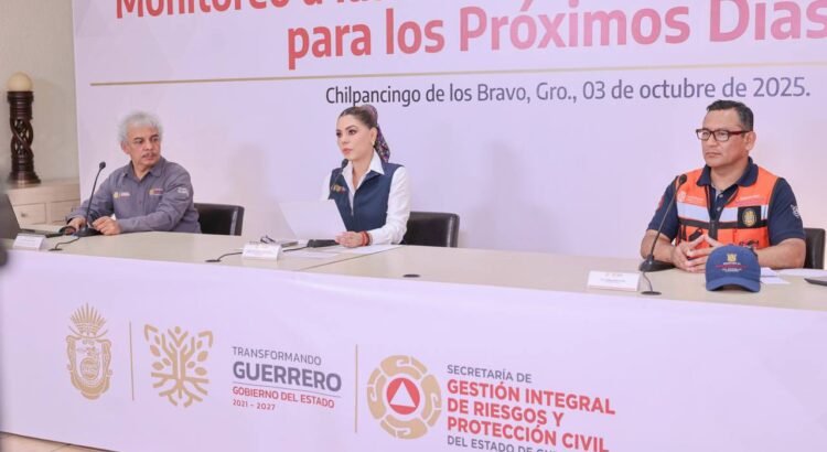 Dos zonas de baja presión en el Pacífico podrían generar intensas lluvias en Guerrero