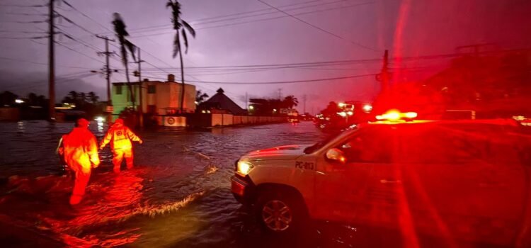 Se mantiene alerta en Guerrero por lluvias; riesgo de inundaciones y deslaves