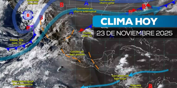 Llega la primera tormenta invernal a México