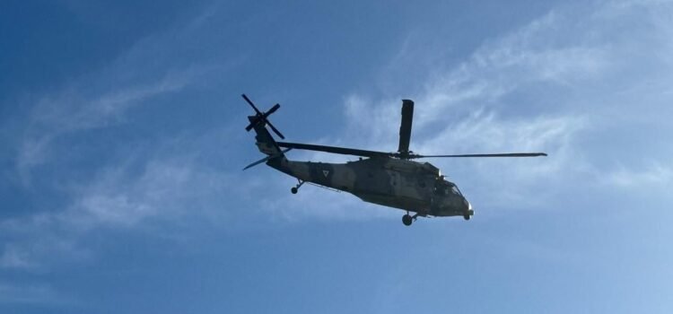 Con refuerzo aéreo la Policía Estatal vigila en Chilpancingo por festejos decembrinos