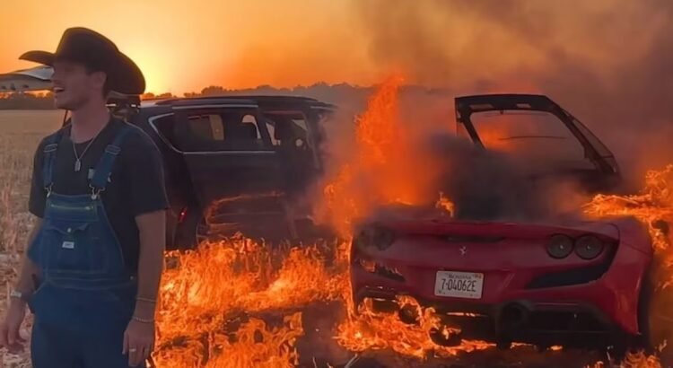 El creador de contenido que quemó un Ferrari para generar impacto digital enfrenta una posible pena de cárcel El creador de contenido que quemó un Ferrari para generar impacto digital enfrenta una posible pena de cárcel