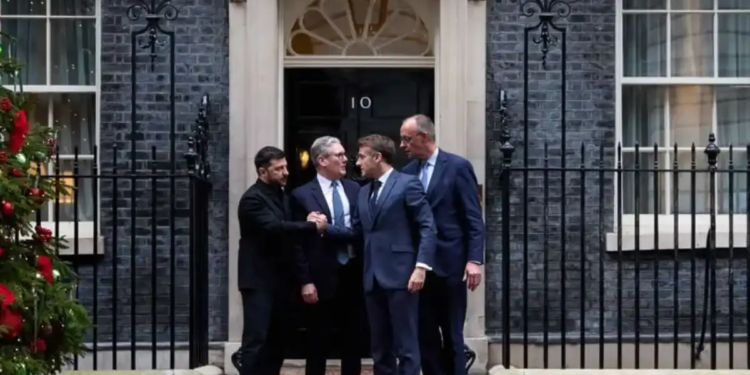 Afinan líderes europeos y Ucrania propuesta de plan de paz para enviar a Estados Unidos Afinan líderes europeos y Ucrania propuesta de plan de paz para enviar a Estados Unidos