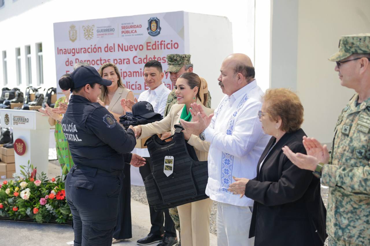 Inversión millonaria para fortalecer a la Policía Estatal: Gobernadora de Guerrero