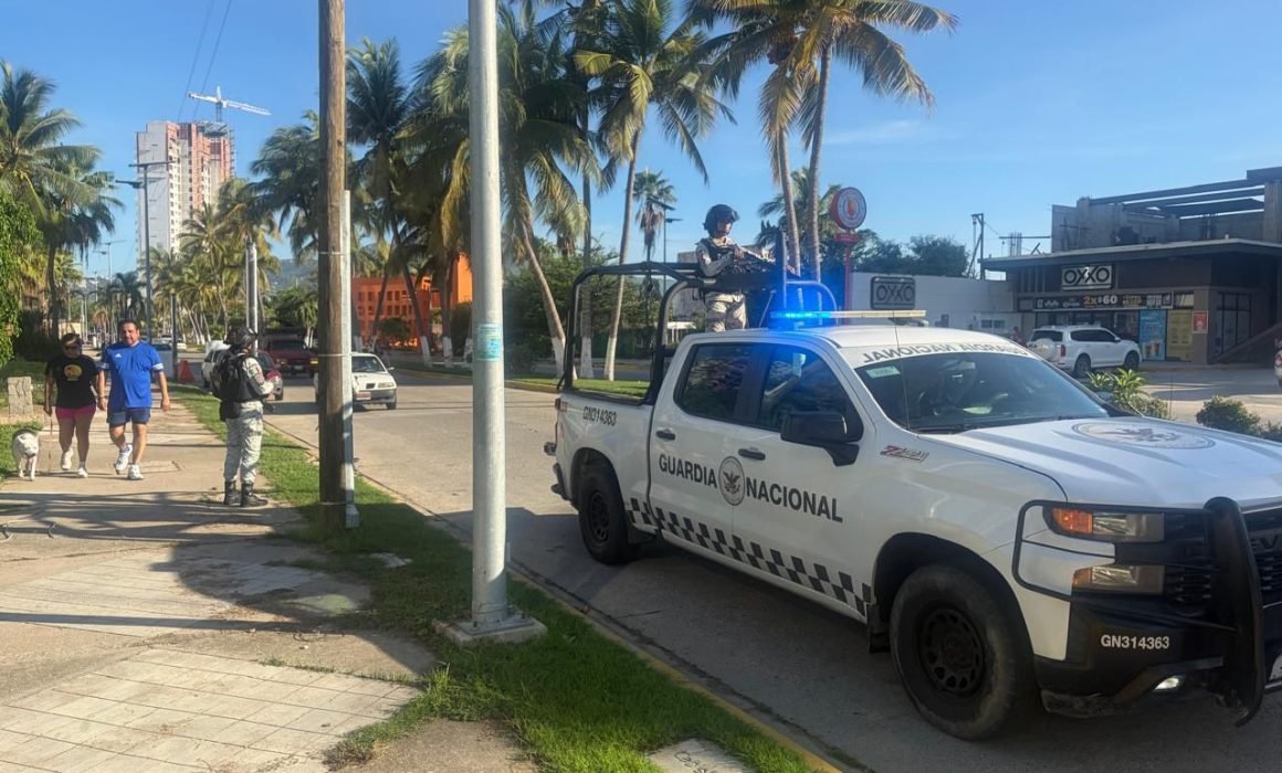 Guardia Nacional fortalece vigilancia en Acapulco